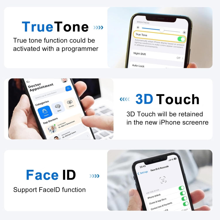 Écran LCD matériel TFT incell pour iPhone 11 Pro avec assemblage complet de numériseur, For iPhone 11 Pro(Incell)